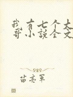 我有七个大佬哥哥小说全文免费