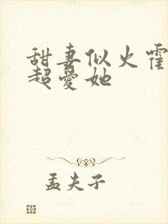 甜妻似火霍爷他超爱她