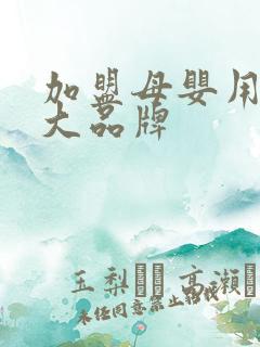 加盟母婴用品十大品牌