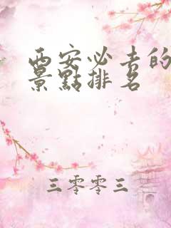 西安必去的旅游景点排名