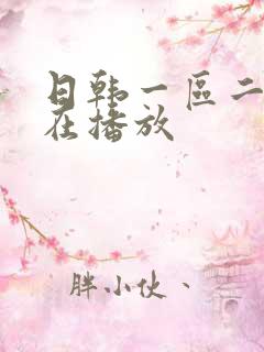 日韩一区二区正在播放