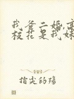 我爸二婚,高冷校花是我妹