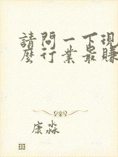 请问一下现在什么行业最赚钱