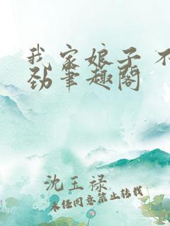 我家娘子 不对劲笔趣阁