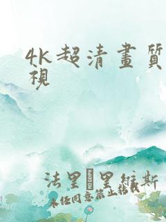 4k超清画质影视