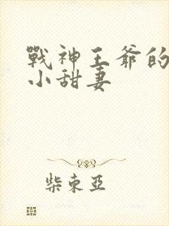 战神王爷的哭包小甜妻
