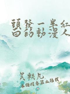 头发一半红一半白的动漫人物