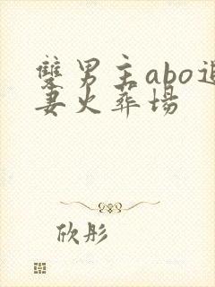 双男主abo追妻火葬场