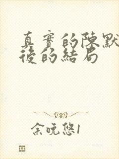 真实的陈默群最后的结局