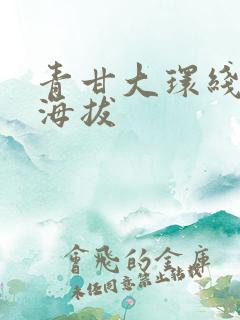 青甘大环线平均海拔