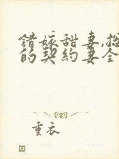 错嫁甜妻,总裁的契约妻全文阅读