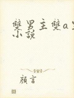 双男主双a生子小说