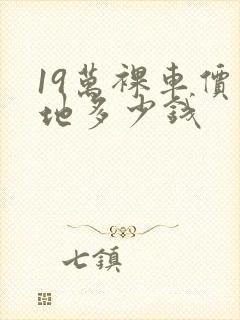 19万裸车价落地多少钱