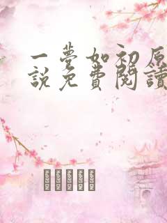 一梦如初原著小说免费阅读