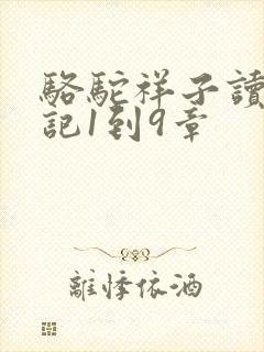 骆驼祥子读书笔记1到9章