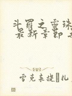 斗罗之灵珠神剑 最新章节 无弹窗