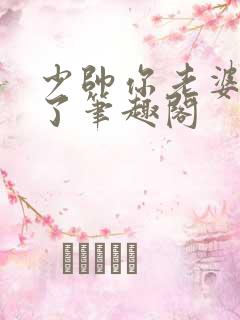 少帅你老婆又跑了笔趣阁