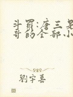 斗罗:唐三是我哥的全部小说