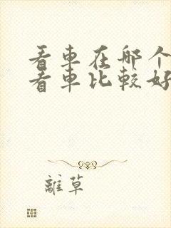 看车在哪个平台看车比较好