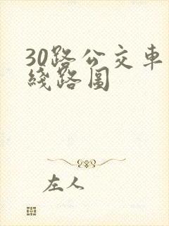 30路公交车的线路图