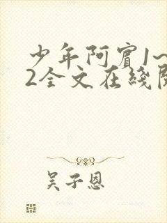 少年阿宾1~72全文在线阅读app分享