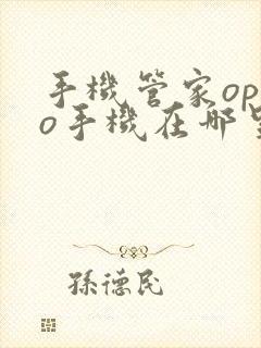 手机管家oppo手机在哪里设置