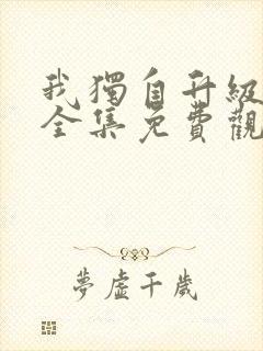 我独自升级动漫全集免费观看第一季