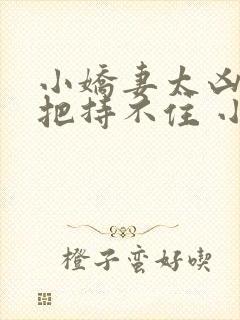 小娇妻太凶陆爷把持不住 小说
