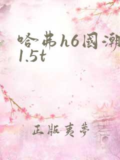 哈弗h6国潮版1.5t