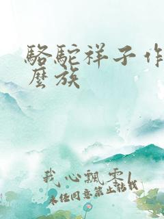 骆驼祥子作者什么族