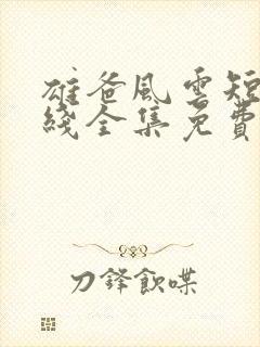 雄爸风云短剧在线全集免费