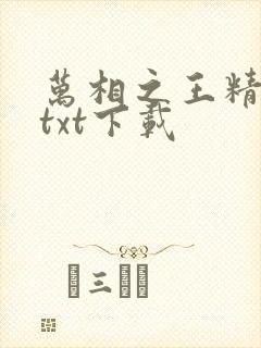 万相之王精校版txt下载