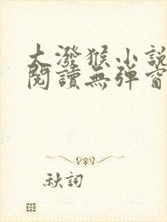 大泼猴小说免费阅读无弹窗