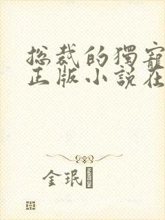 总裁的独宠甜妻正版小说在哪看