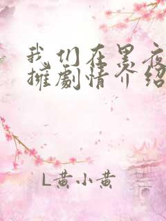 我们在黑夜中相拥剧情介绍