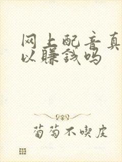 网上配音真的可以赚钱吗