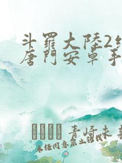 斗罗大陆2绝世唐门安卓手游