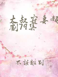 大叔宠妻超甜短剧79集