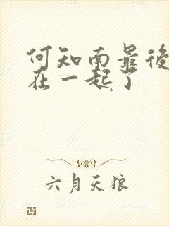 何知南最后和谁在一起了