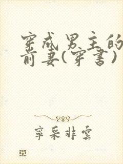 穿成男主的炮灰前妻(穿书)