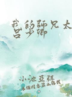 我的师兄太强了吕少卿