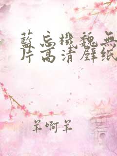 蓝忘机魏无羡图片高清壁纸