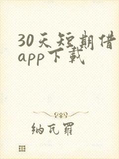 30天短期借款app下载