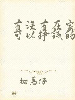 有没有在家里就可以挣钱的工作