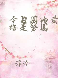 今日国内黄金价格走势图