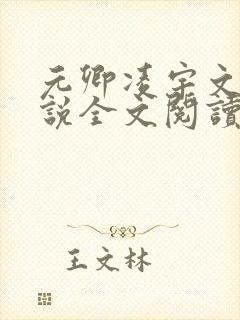 元卿凌宇文皓小说全文阅读免费