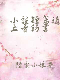 小说短篇适合晚上看的书