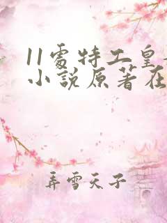 11处特工皇妃小说原著在哪里看