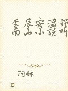 李辰安温舒曼终南山小说叫什么