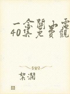 一念关山电视剧40集免费观看